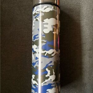 Lug Chuggie Insulated Stainless Steel Water Bottle, 16 oz. - Camo Navy Blue